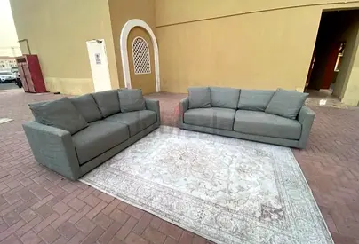 CrateBarrel axis Three +two seater sofa