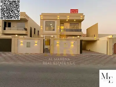 فيلا للبيع في وسط عجمان مع الكهرباء والماء والمكيفات جاهزة للسكن تملك حر لجميع الجنسيات موقع استراتيجي بالقرب من شارع الشيخ محمد بن زايد وجميع الخدمات