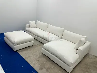 Same like new condition marina home lshape sofa