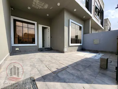 For sale, a villa in Ajman Al Zahia, 5 master rooms, a Majles room, a hall, and a maid’s room, freehold for all nationalities