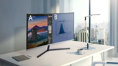 SAMSUNG Curved Ultra HD 4K Monitor