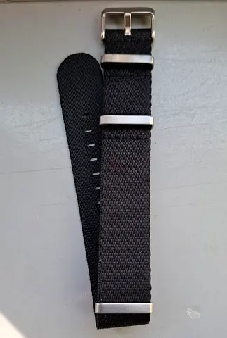 22mm Black Nato Watch strap