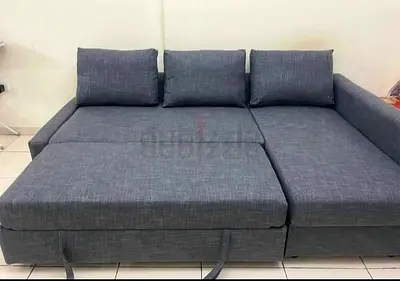 Modern Grey Sofa with Sleeper Functionality
