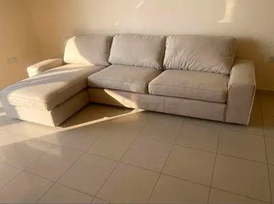 IKEA Kivik L Shape Sofa Beige Good Condition