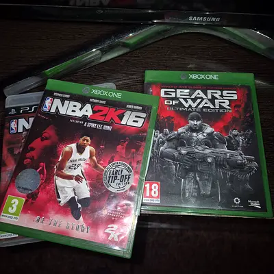 Gears of War: Ultimate Edition and NBA 2K16 for Xbox One 3Pcs total