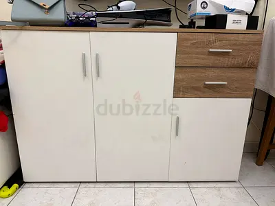 Modern Storage Cabinet with Drawers