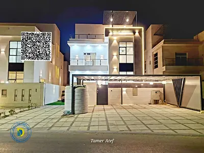 For sale: 5-bedroom villa with a roof ,with AC, suitable for residential or commercial , in Al Helio 2, Freehold. Bank financing.