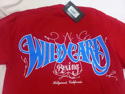 Boxing t-shirt. Wildcard Boxing Gym by Freddie Roach