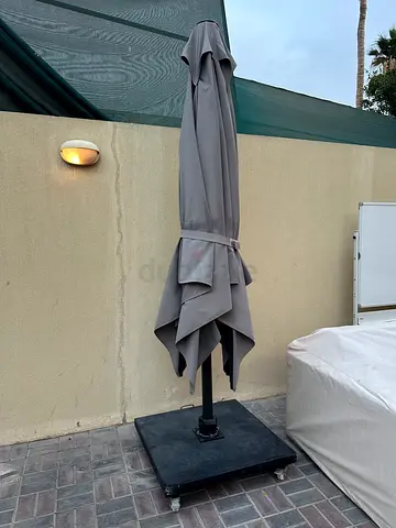 Outdoor Patio Umbrella with Heavy Duty Granite  Base from Rattan House