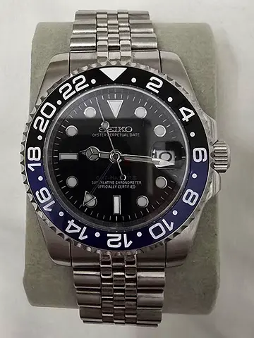 Seiko Mod - GMT Master - Batman