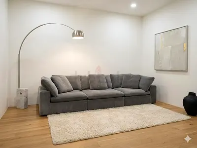 Super comfy pan Emirates pianca modular feather 🪶 filled sofa 3 piece