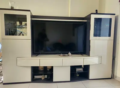Modern Entertainment Center with storage