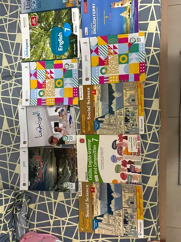 Grade 7 Wise Indian School Ajman textbooks for sale CBSE