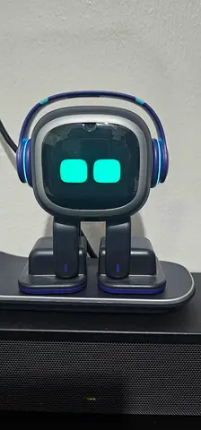 EMO Robot Desktop Pet Companion, AI-Powered Smart Robot witSmart Robot Assistant with Charging Dock.