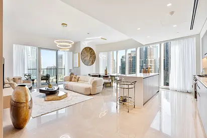 Luxury 3BR Apartment with Burj Khalifa Views | Furnished | Flexible term