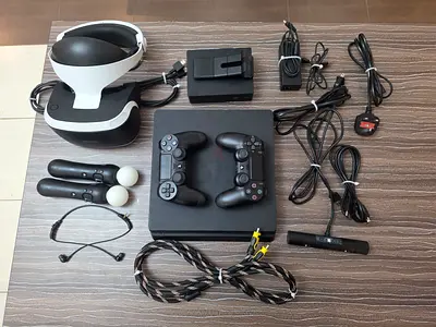 PlayStation + VR Full Bundle (Console, VR, Controllers, Games)