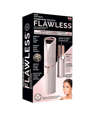 Flawless Facial Hair Remover, Eyebrow Mustache Hair Removal Tool
