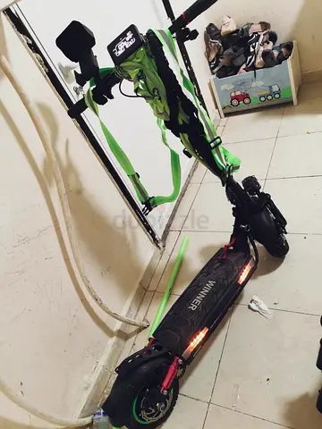 🛴 سكوتر بطارية كبيرة