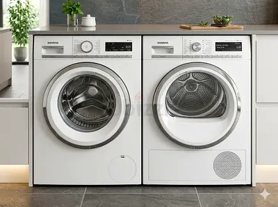 Siemens iq700 9 kg washer and 9 jg dryer separate set with WiFi kf sale