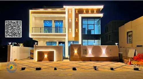 Al-Helio 2, modern 6BR villa with a roof , including reg fees, electricity, water, and AC. Freehold for all nationalities. Bank financing .