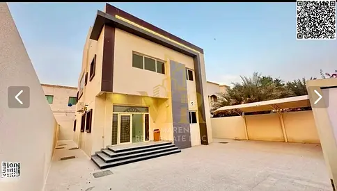 للبيع – فيلا فاخرة في الروضة – عجمان | طابقين | 5 غرف نوم ماستر | مجلس أنيق | صالتان فسيحتان | مطبخ مودرن باختيار العميل | غرفة خادمة | الموقع: الروضة