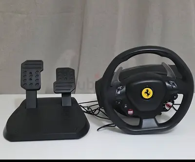 Thrustmaster T80 Ferrari steering wheel with pedal