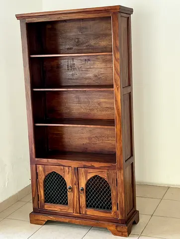 Marina solid wood bookcase