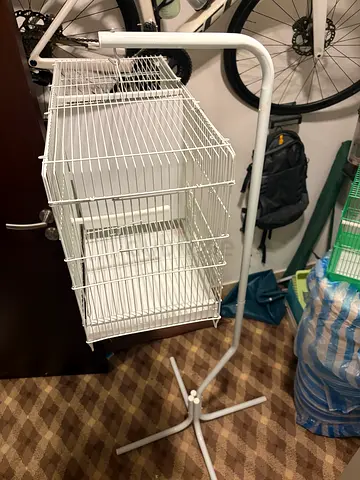 Big Bird cage with long stand