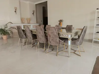 Elegant Dining Table Set with Chairs