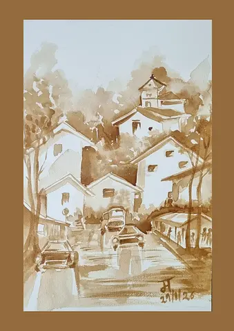 3 Coffee Paintings ORIGINAL (Negotiable)