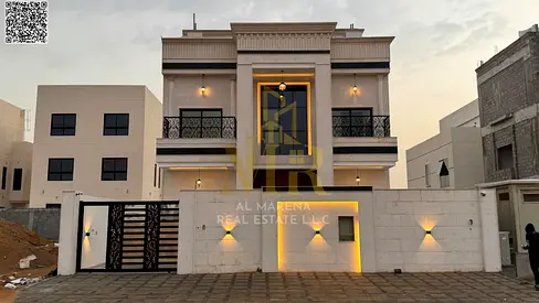 One of the most luxurious villas in Ajman for sale in a prime location, including registration and ownership fees | Bank financing available with flex
