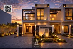 .Modern 4-bedroom villa with contemporary finishes, prime location. Ground floor, first floor, and r
