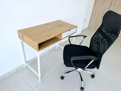 Modern Study Table with Ergonomic Chair