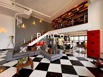 Rare High-Floor Penthouse Loft | Furnished