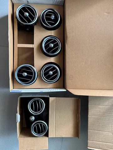 Mercedes W205 C Class - Original AC Vents, Tweeters, ambient light strips and steering wheel trim