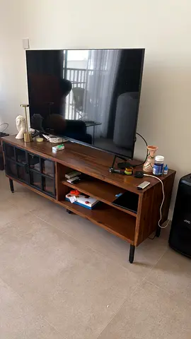 Modern Entertainment System with TV Stand