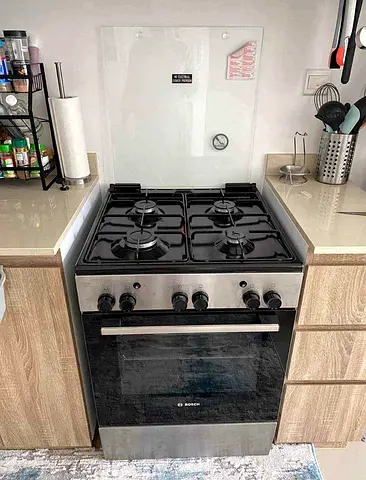 Bosch-Freestanding Gas Cooker 60Cm Stainless Steel HGA120B51M
