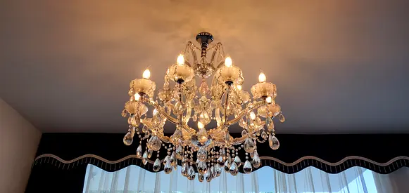 5 Elegant Italian Real Crystal Chandelier with LED bulbs