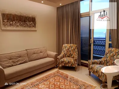 Sharjah - Al Rifa'a - Super Deluxe One-Bedroom Apartment with a spacious living room, fully equipped kitchen, and bathroom