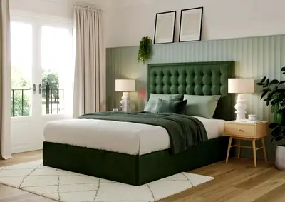 King Size Brand New Fully Customisable Bed Hydraulic Storage can be installed