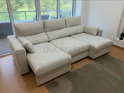 Ikea eskilstuna L shape sofa under storage