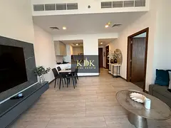 Furnished 1BR Apartment | Zaya Hameni JVC | Community &amp; Skyline Views