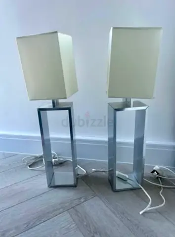 Two West Elm lamps