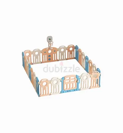 Lovely Baby Foldable Playpen  Colorful Baby Play Mats (2)