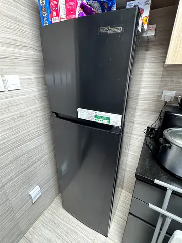 Double Door Refrigerator for Sale - Black Finish