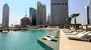 Luxury Room for rent in Business Bay with Burj Khalifa View