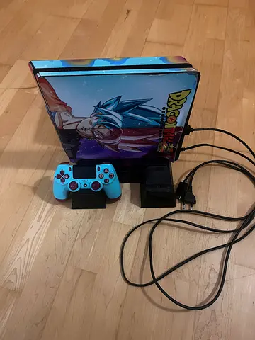 PS4 slim anime theme with stand