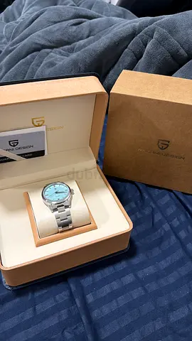 Silver and tiffany pagani design watch for sale