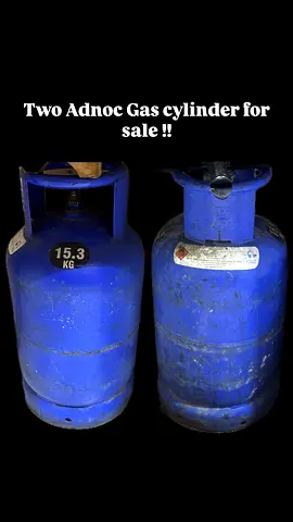 Two Adnoc Gas Cylinders for Sale