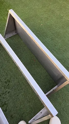 Stainless steel shelves